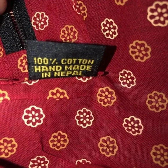 Fair trade Women Made Mushroom Tote, 100% Cotton - Picture 9 of 9